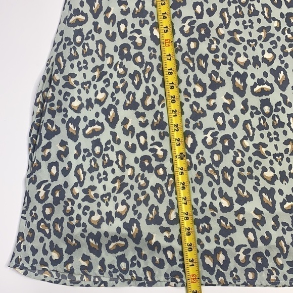 Karlie Cheetah Blue Sleeveless Pocketed Dress - Picture 6 of 7